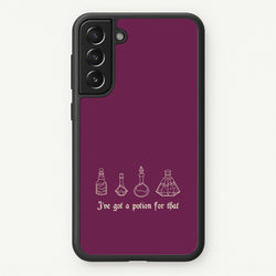 I've Got A Potion For You Dark Pink  - Goth Aesthetic Phone Case for Galaxy S22