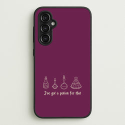 I've Got A Potion For You Dark Pink  - Goth Aesthetic Phone Case for Galaxy A14