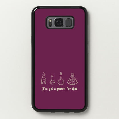 I've Got A Potion For You Dark Pink  - Goth Aesthetic Phone Case for Galaxy S8