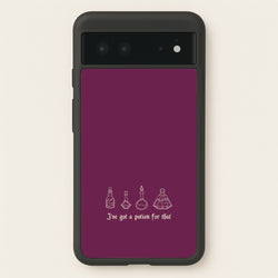 I've Got A Potion For You Dark Pink  - Goth Aesthetic Phone Case for Google Pixel 6