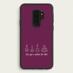 I've Got A Potion For You Dark Pink  - Goth Aesthetic Phone Case for Galaxy S9 Plus