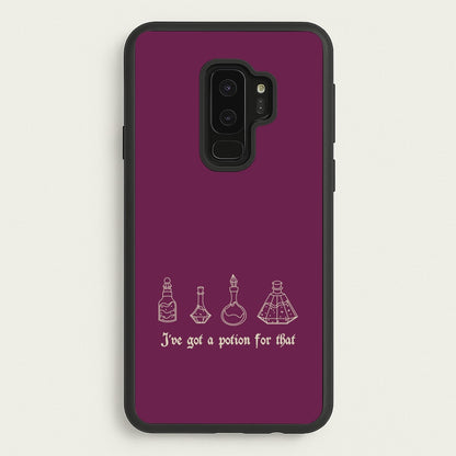 I've Got A Potion For You Dark Pink  - Goth Aesthetic Phone Case for Galaxy S9 Plus