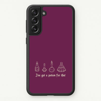 I've Got A Potion For You Dark Pink  - Goth Aesthetic Phone Case for Galaxy S21FE
