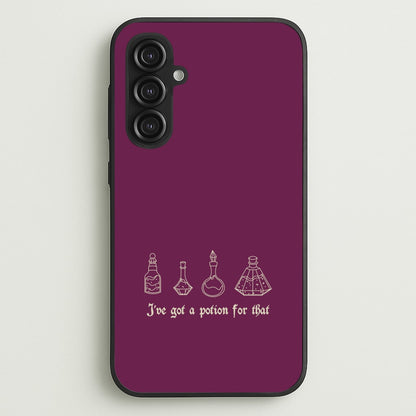 I've Got A Potion For You Dark Pink  - Goth Aesthetic Phone Case for Galaxy S23FE