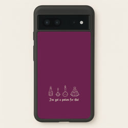 I've Got A Potion For You Dark Pink  - Goth Aesthetic Phone Case for Google Pixel 7