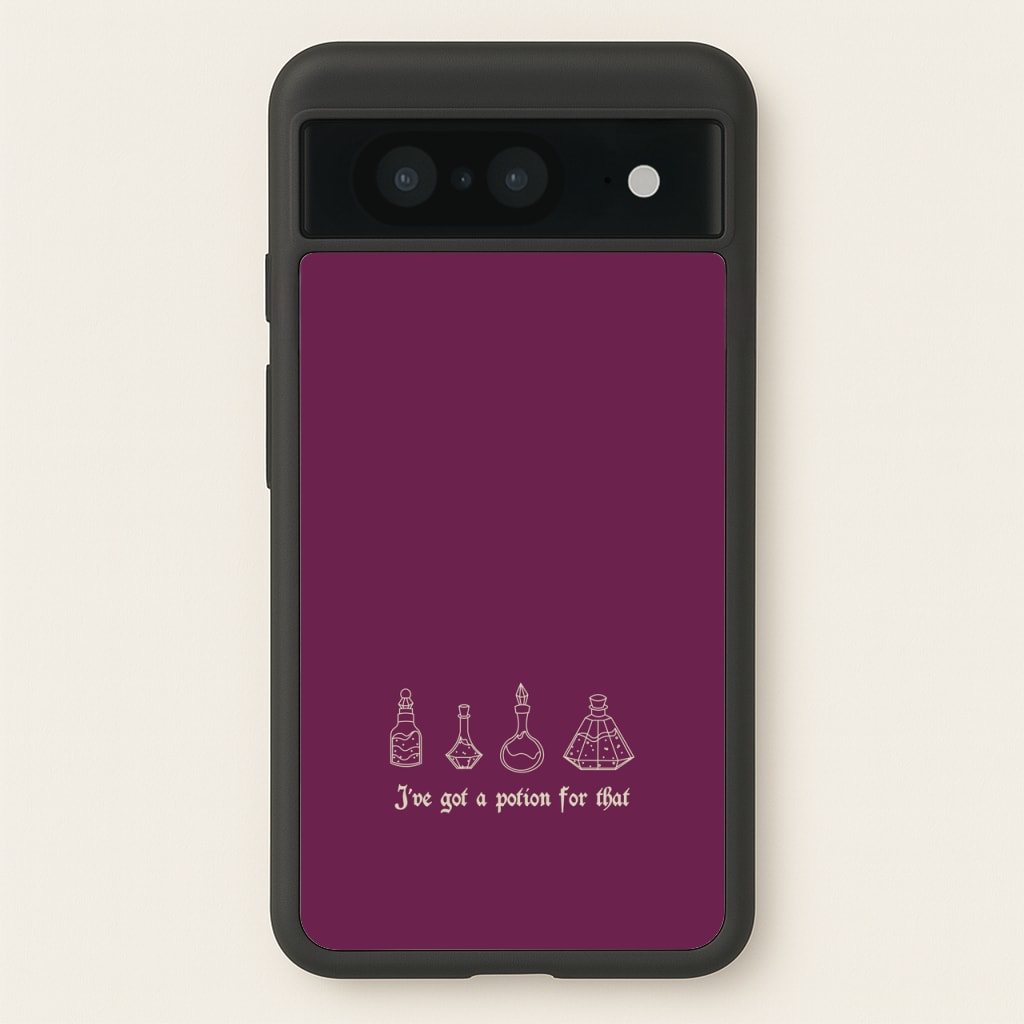 I've Got A Potion For You Dark Pink  - Goth Aesthetic Phone Case for Google Pixel 8