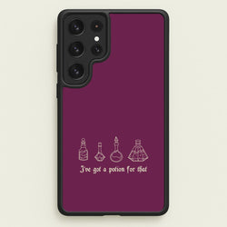 I've Got A Potion For You Dark Pink  - Goth Aesthetic Phone Case for Galaxy S23 Ultra