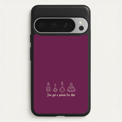I've Got A Potion For You Dark Pink  - Goth Aesthetic Phone Case for Google Pixel 9 Pro XL