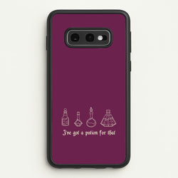 I've Got A Potion For You Dark Pink  - Goth Aesthetic Phone Case for Galaxy S10e