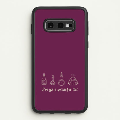 I've Got A Potion For You Dark Pink  - Goth Aesthetic Phone Case for Galaxy S10e