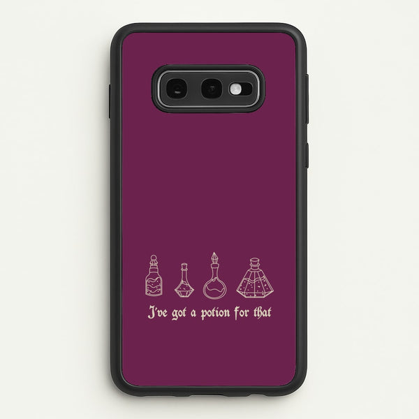 I've Got A Potion For You Dark Pink  - Goth Aesthetic Phone Case for Galaxy S10e