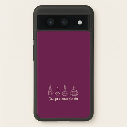 I've Got A Potion For You Dark Pink  - Goth Aesthetic Phone Case for Google Pixel 8a