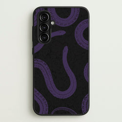 Snakes And Lace Pattern  - Goth Aesthetic Phone Case for Galaxy A16