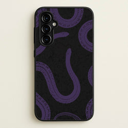 Snakes And Lace Pattern  - Goth Aesthetic Phone Case for Galaxy A54