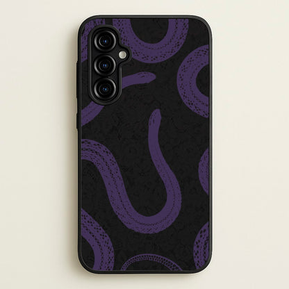 Snakes And Lace Pattern  - Goth Aesthetic Phone Case for Galaxy A54
