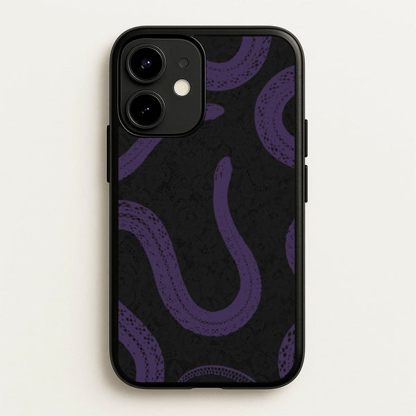 Snakes And Lace Pattern  - Goth Aesthetic Phone Case for iPhone 12 Mini