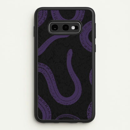 Snakes And Lace Pattern  - Goth Aesthetic Phone Case for Galaxy S10e