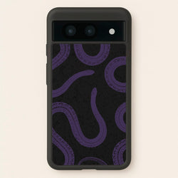 Snakes And Lace Pattern  - Goth Aesthetic Phone Case for Google Pixel 8a