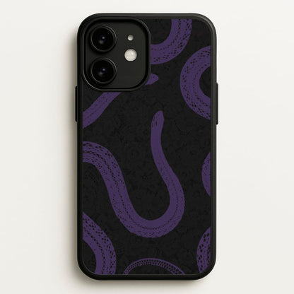 Snakes And Lace Pattern  - Goth Aesthetic Phone Case for iPhone 11