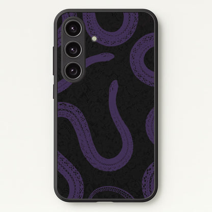 Snakes And Lace Pattern  - Goth Aesthetic Phone Case for Galaxy S24 Plus
