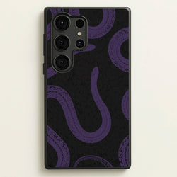 Snakes And Lace Pattern  - Goth Aesthetic Phone Case for Galaxy S25 Ultra