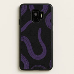 Snakes And Lace Pattern  - Goth Aesthetic Phone Case for Galaxy S9