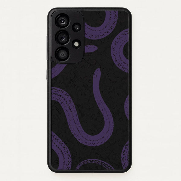 Snakes And Lace Pattern  - Goth Aesthetic Phone Case for Galaxy A33