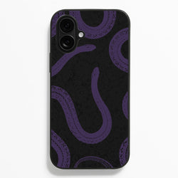 Snakes And Lace Pattern  - Goth Aesthetic Phone Case for iPhone 16 Plus