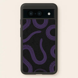 Snakes And Lace Pattern  - Goth Aesthetic Phone Case for Google Pixel 8