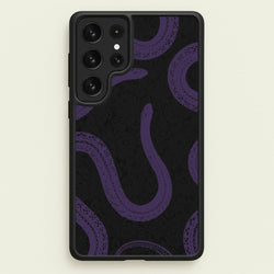 Snakes And Lace Pattern  - Goth Aesthetic Phone Case for Galaxy S22 Ultra
