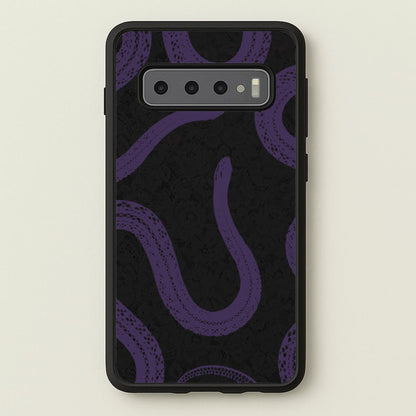 Snakes And Lace Pattern  - Goth Aesthetic Phone Case for Galaxy S10 Plus
