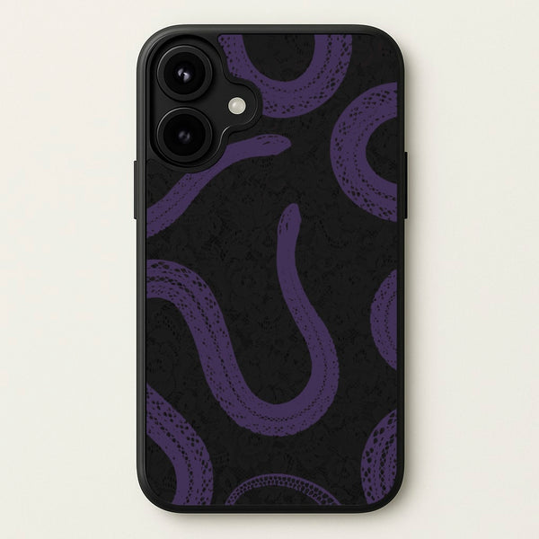 Snakes And Lace Pattern Phone Case for iPhone 17