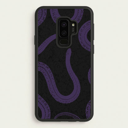 Snakes And Lace Pattern  - Goth Aesthetic Phone Case for Galaxy S9 Plus
