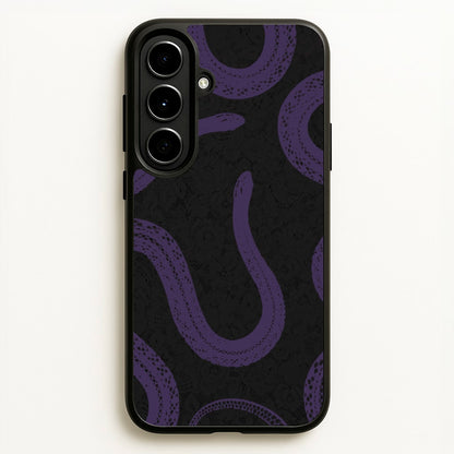 Snakes And Lace Pattern  - Goth Aesthetic Phone Case for Galaxy A56