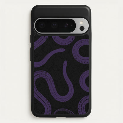 Snakes And Lace Pattern  - Goth Aesthetic Phone Case for Google Pixel 9 Pro XL
