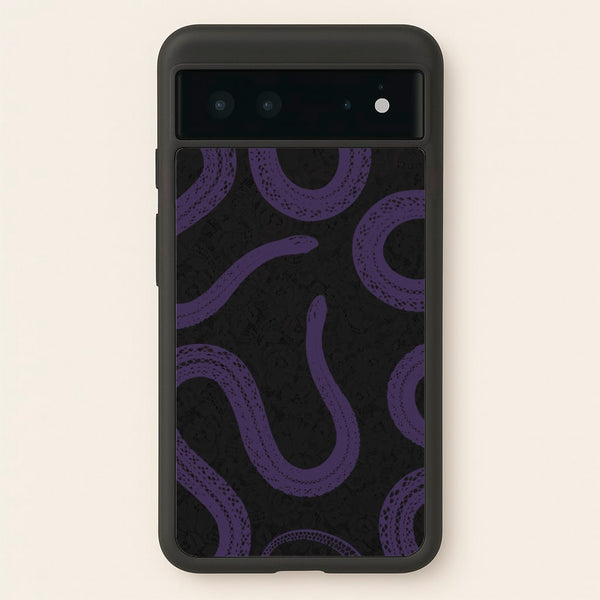 Snakes And Lace Pattern  - Goth Aesthetic Phone Case for Google Pixel 6