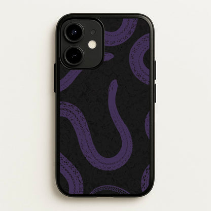 Snakes And Lace Pattern  - Goth Aesthetic Phone Case for iPhone 12 / 12 Pro
