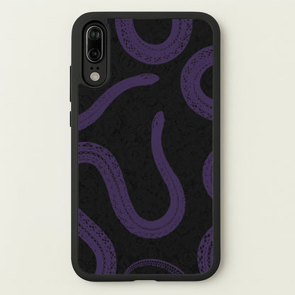 Snakes And Lace Pattern  - Goth Aesthetic Phone Case for Huawei P20
