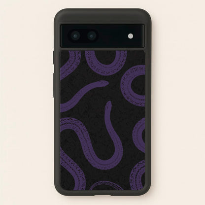 Snakes And Lace Pattern  - Goth Aesthetic Phone Case for Google Pixel 6a