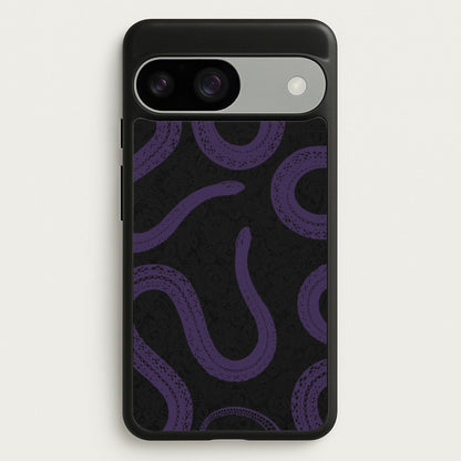 Snakes And Lace Pattern  - Goth Aesthetic Phone Case for Google Pixel 9 / 9 Pro