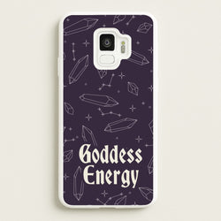Goodess Energy Pattern  - Goth Aesthetic Phone Case for Galaxy S9