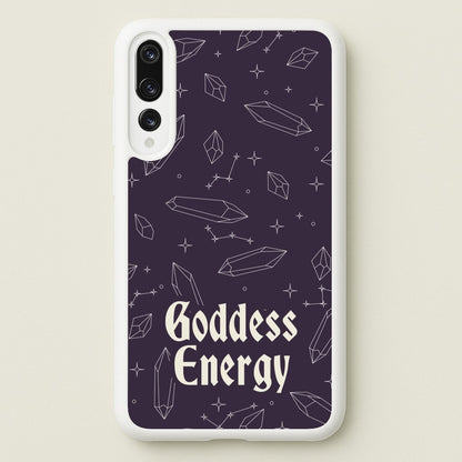 Goodess Energy Pattern  - Goth Aesthetic Phone Case for Huawei P20 Pro