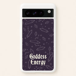 Goodess Energy Pattern  - Goth Aesthetic Phone Case for Google Pixel 8 Pro