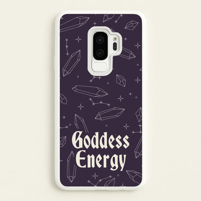 Goodess Energy Pattern  - Goth Aesthetic Phone Case for Galaxy S9 Plus