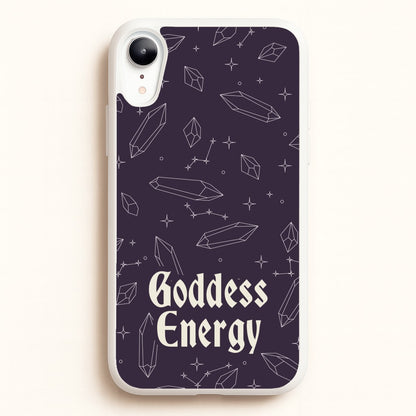 Goodess Energy Pattern  - Goth Aesthetic Phone Case for iPhone XR