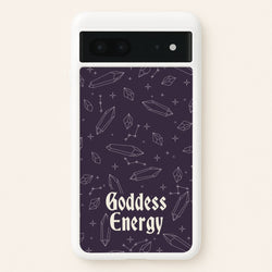 Goodess Energy Pattern  - Goth Aesthetic Phone Case for Google Pixel 7