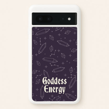 Goodess Energy Pattern  - Goth Aesthetic Phone Case for Google Pixel 7
