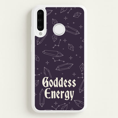 Goodess Energy Pattern  - Goth Aesthetic Phone Case for Huawei P30 Lite
