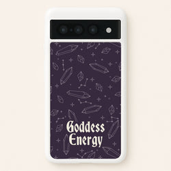 Goodess Energy Pattern  - Goth Aesthetic Phone Case for Google Pixel 7 Pro