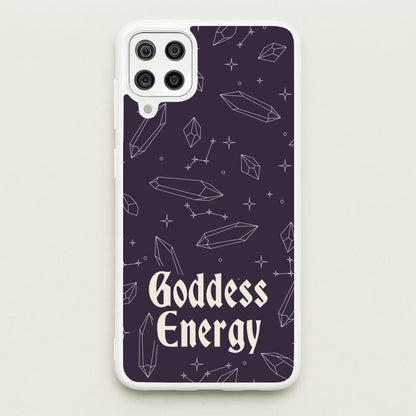 Goodess Energy Pattern  - Goth Aesthetic Phone Case for Galaxy A12